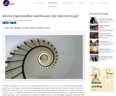 Fachartikel Dirk Stegner zum Thema Wahrnehmung